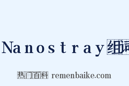 Nanostray组词是什么意思的图片